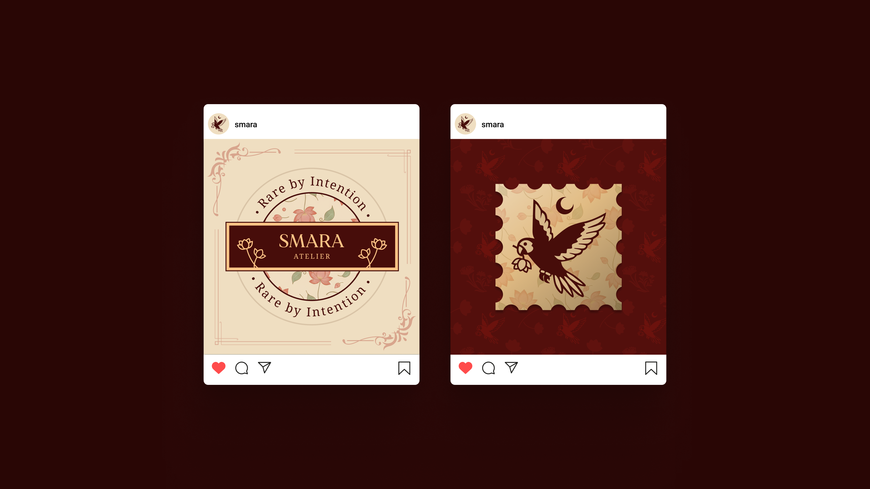 Smara - Luxury Brand Identity & Social Media Design branding graphic design illustration logo vector visual