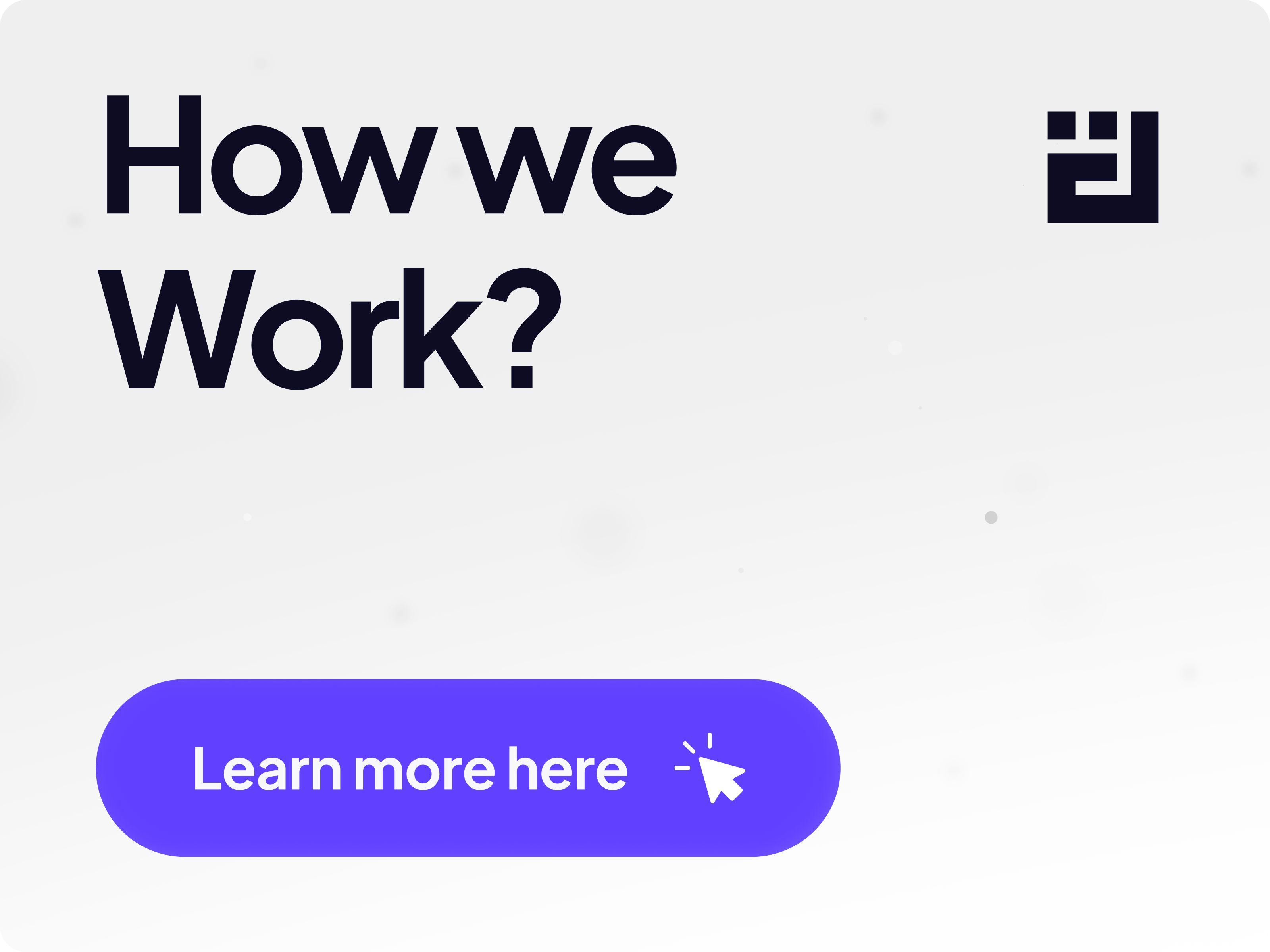 Example of How we work