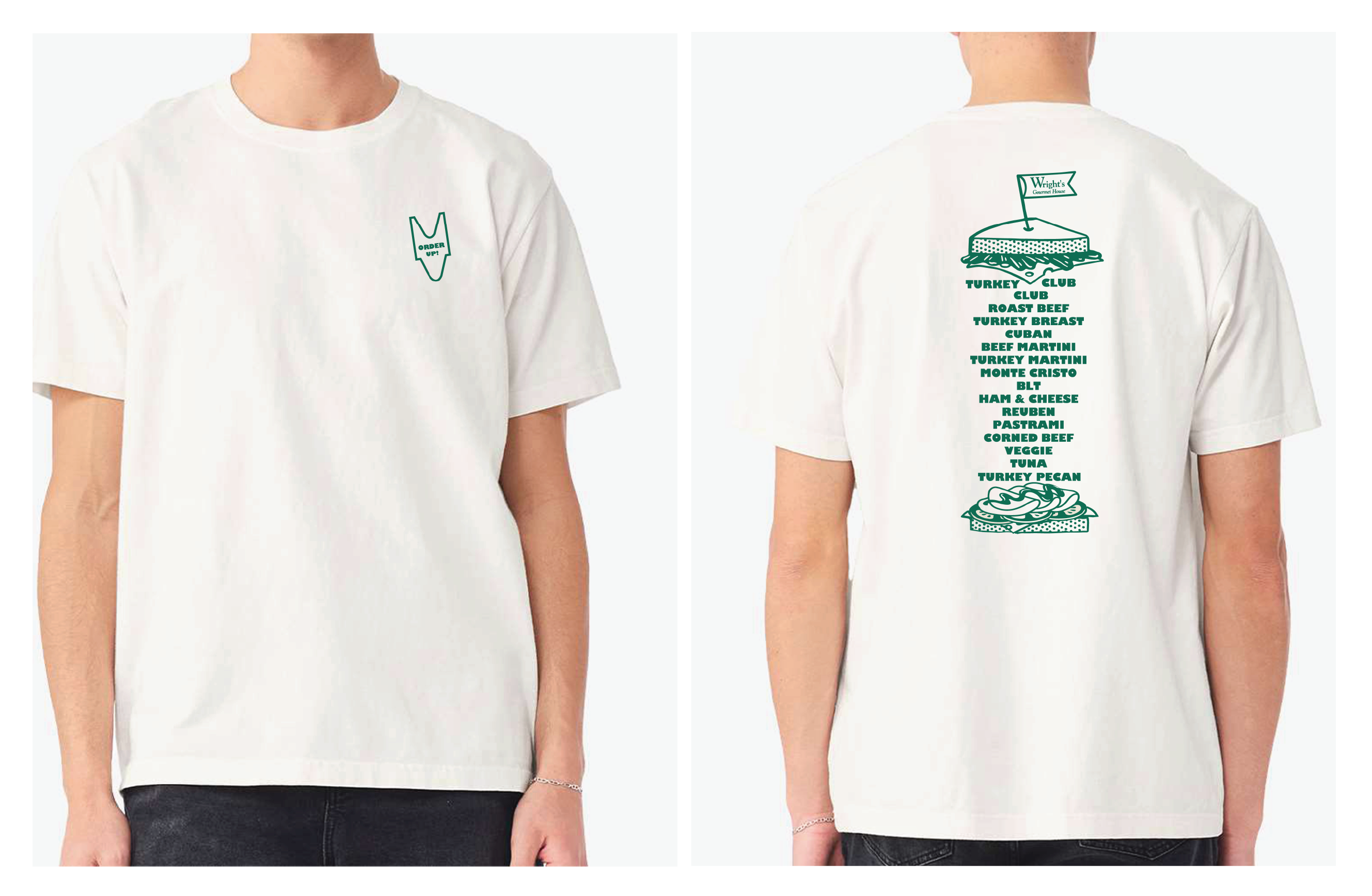 Wright's Gourmet House - Merch Design
