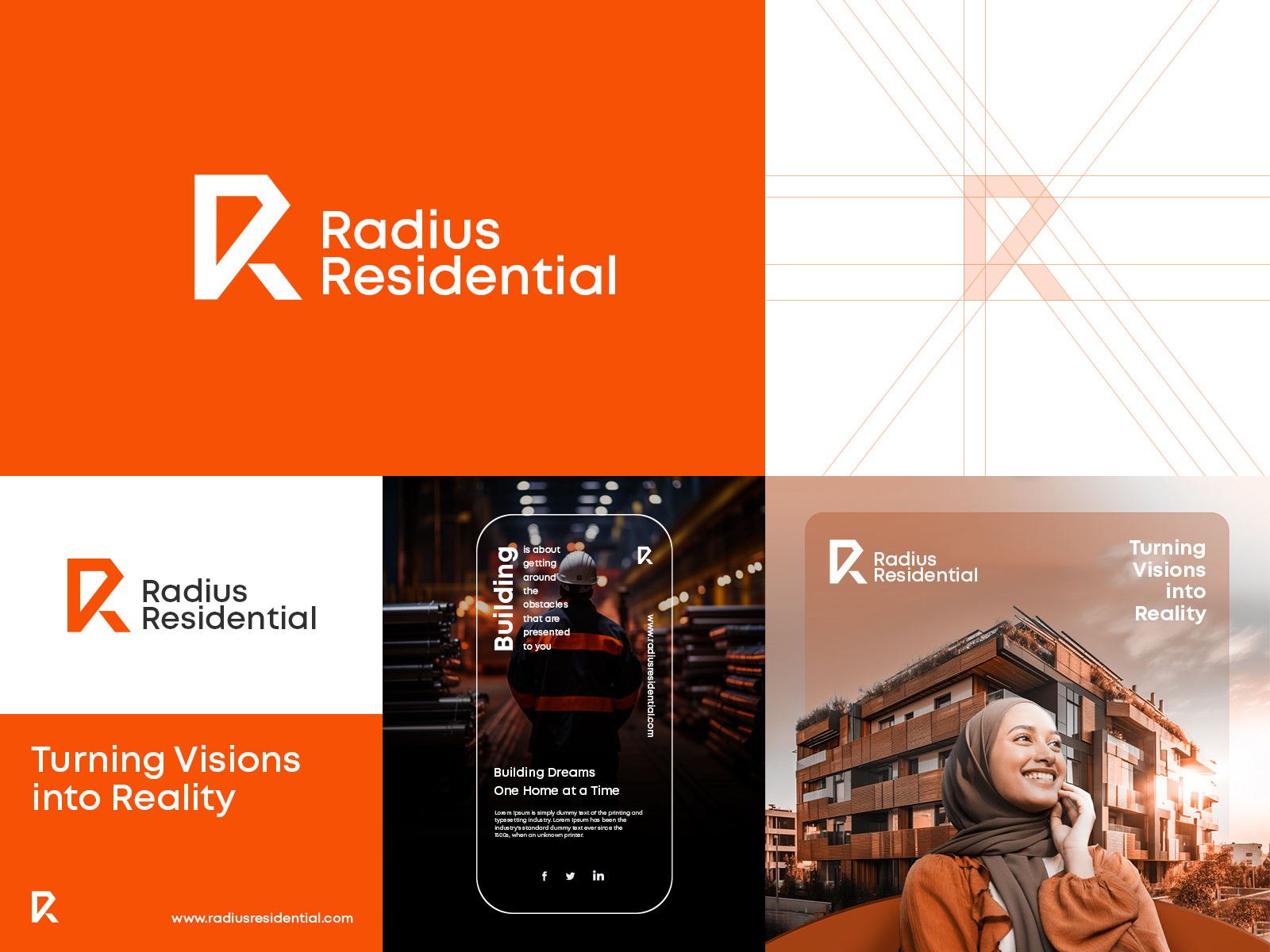 Real Estate Brand Identity Design app icon brand identity branding business branding construction branding graphic design logo logo design logo mark minimal branding modern logo monogram logo property branding real estate agency real estate branding real estate design real estate logo visual identity