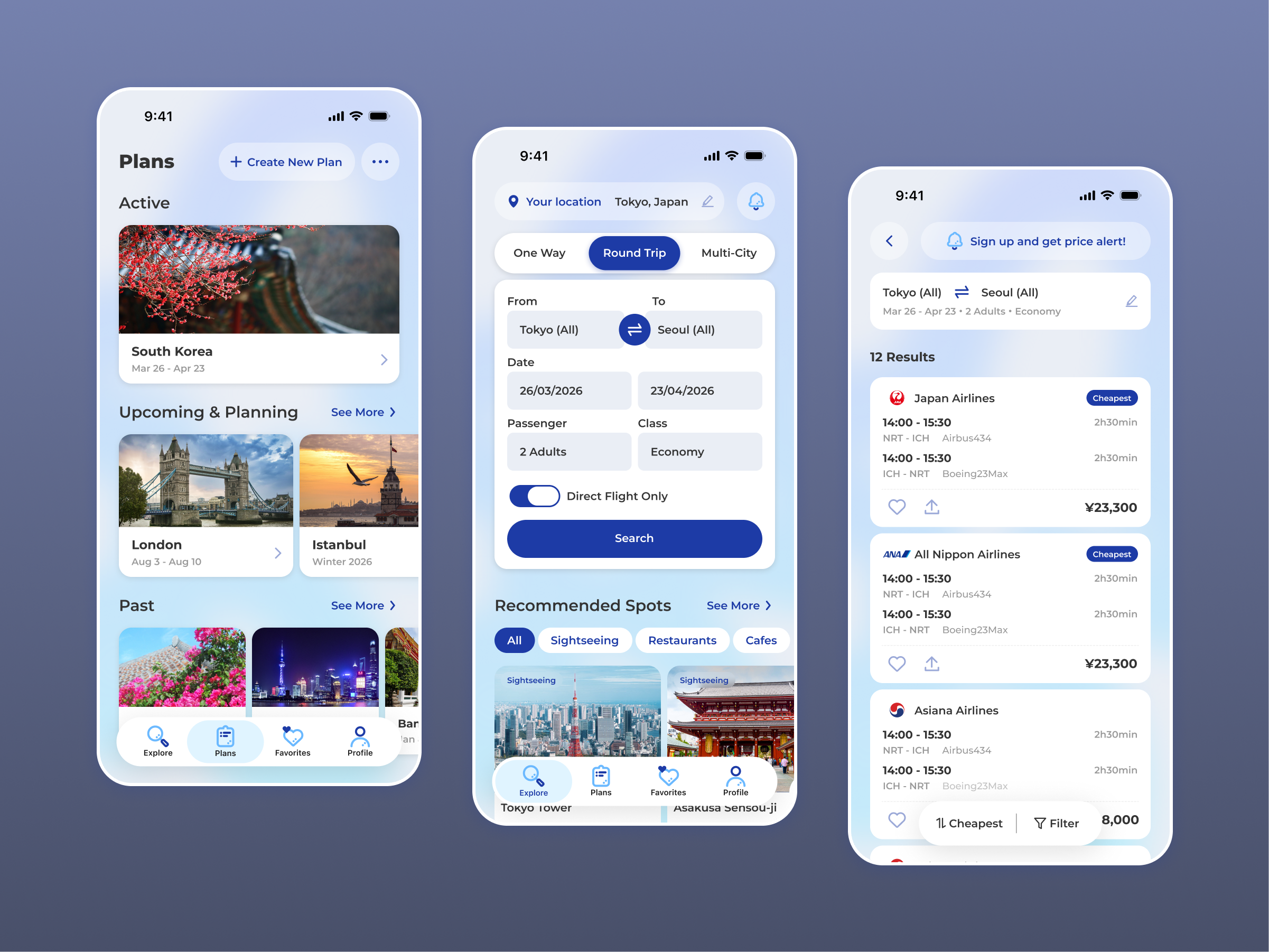 Travel app app design figma flight ios mobile plan travel ui