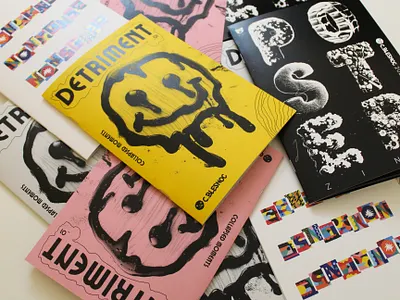 Zines design fanzine freelancer graphic design modern poster print zines