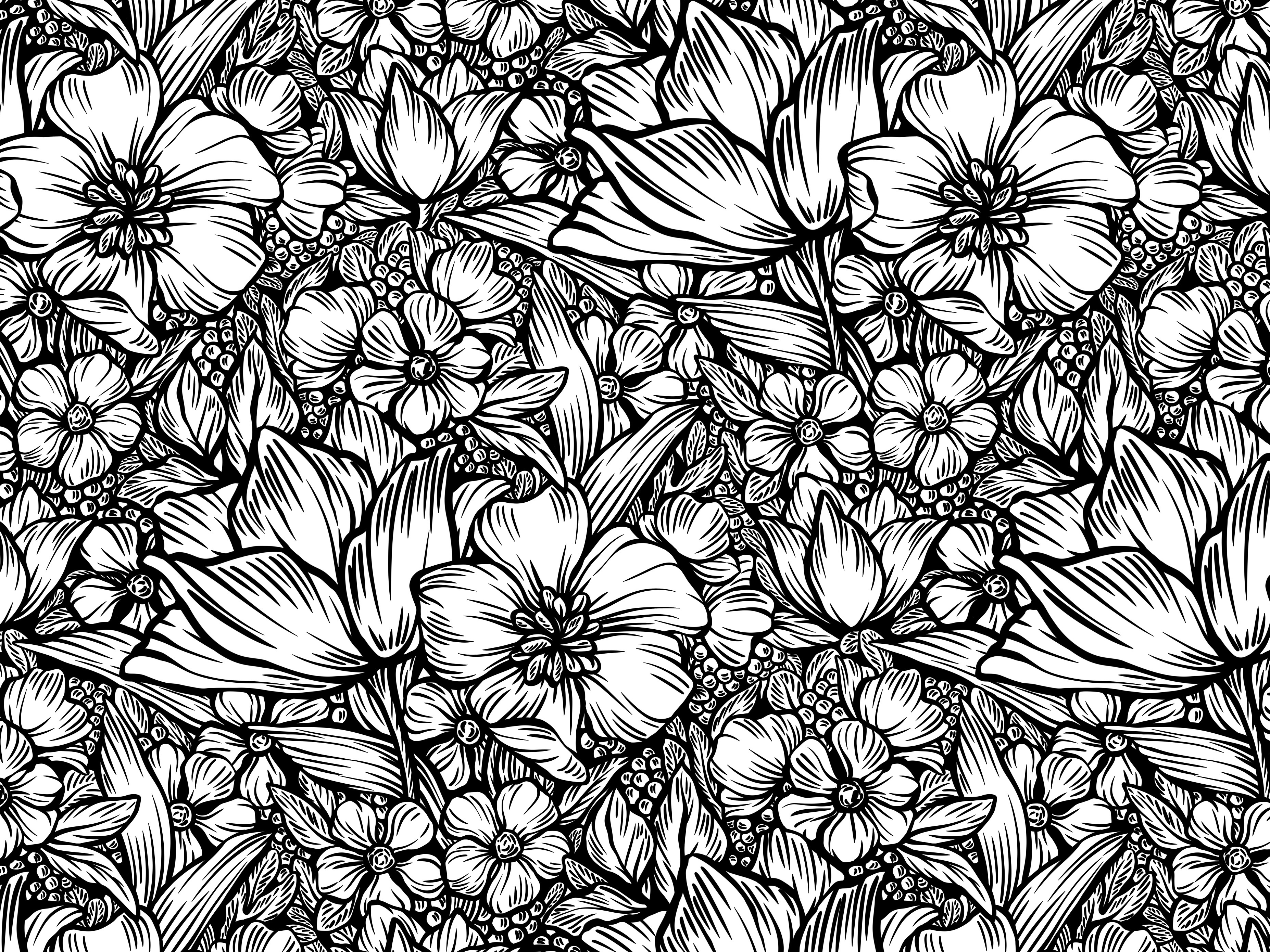 Graphic seamless pattern