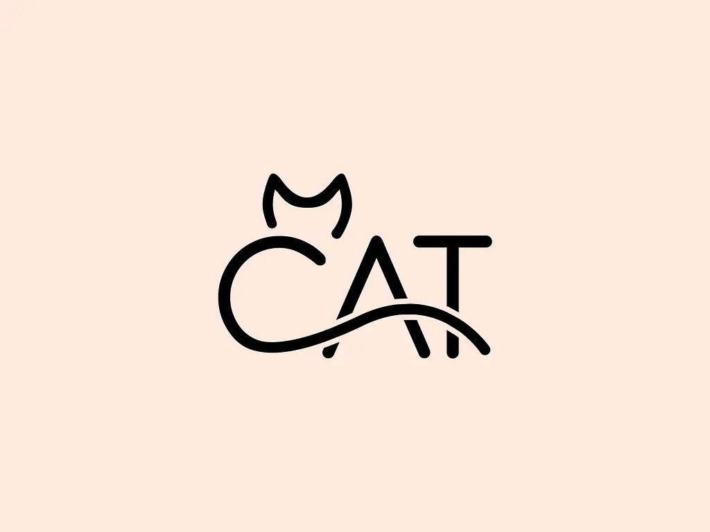 Wordmark Cat Logo & Branding