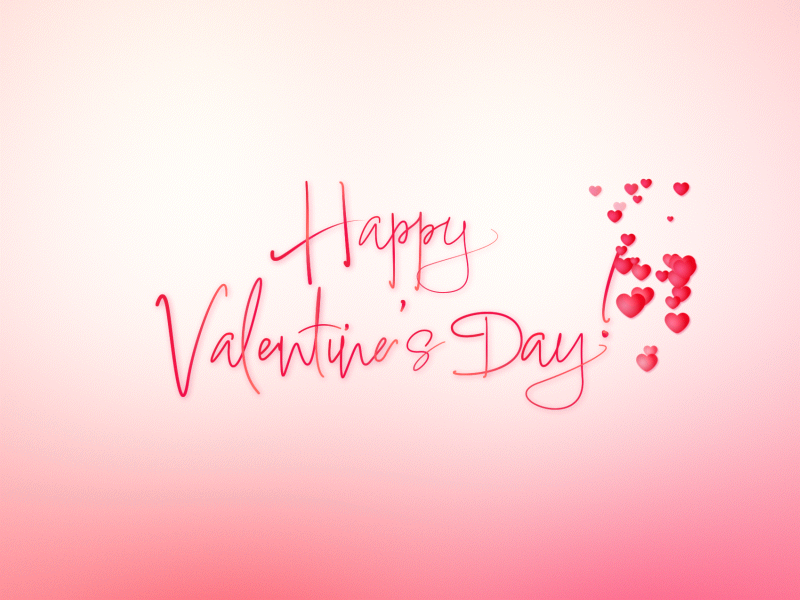 Valentine's Day | Animation 3d animation branding design graphic design heart illustration logo logo animation motion graphics text animation typography ui ux valentines day vector