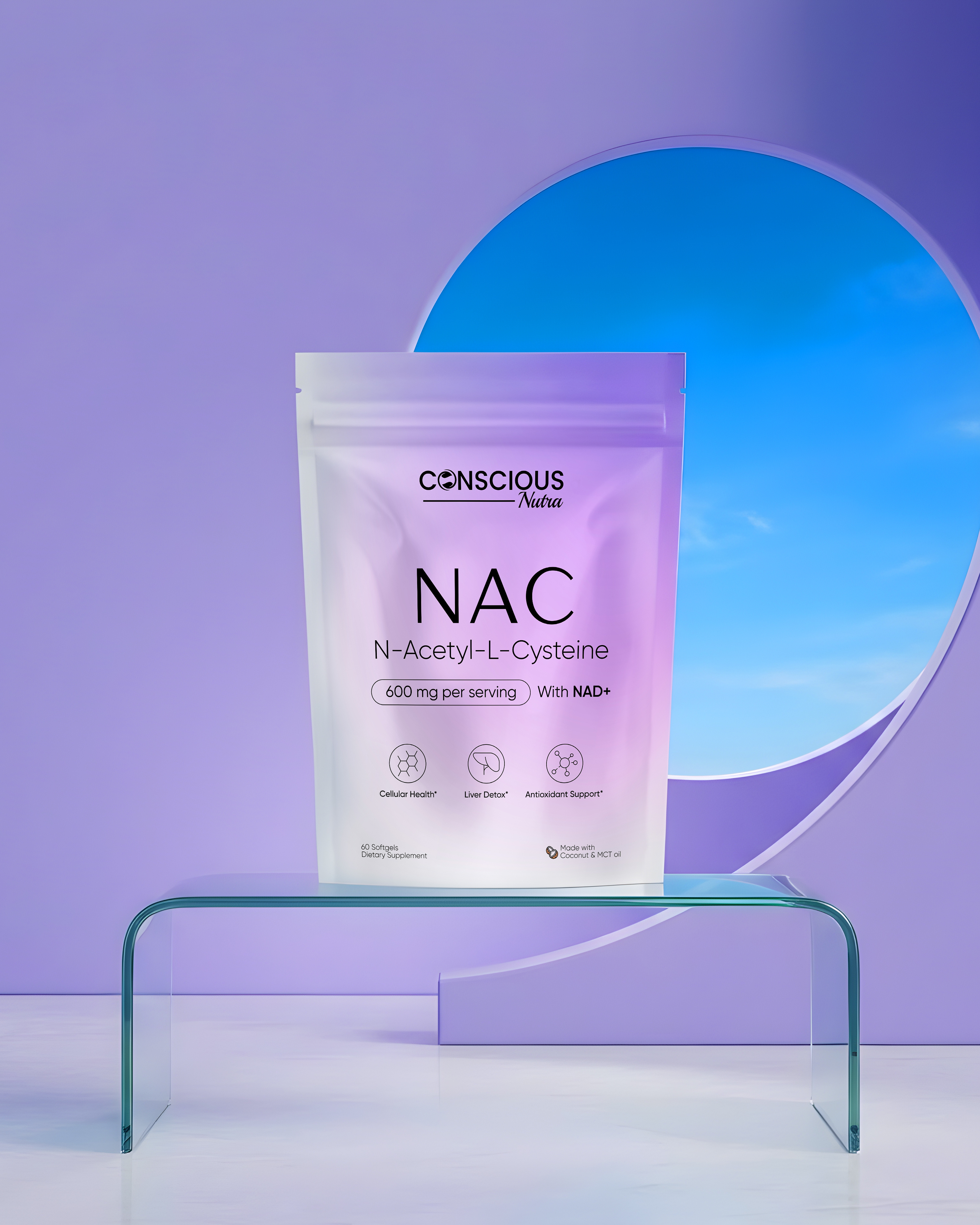 Conscious Nutra ✦ Branding, Packaging, 3D branding packaging