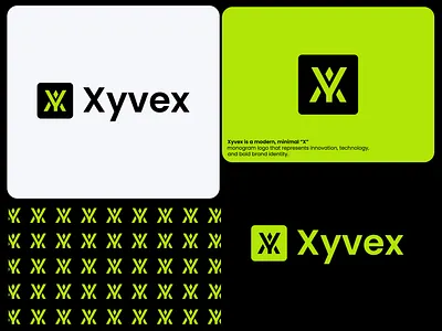 Xyvex — Modern Tech Monogram Logo. behance brandidentity branding designforsale digitalbrand dribbble forsale graphicdesign lettermark logo logodesign logoinspiration minimal minimalist modernlogo monogram startup techlogo vector xlogo