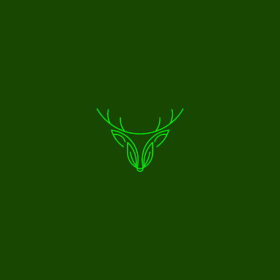 Deer Logo deer log design graphic design illustration logo logo design vector