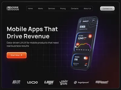 Hero Section Design Concept with 3D Animation 3d blender design hero render rendering ui web web design