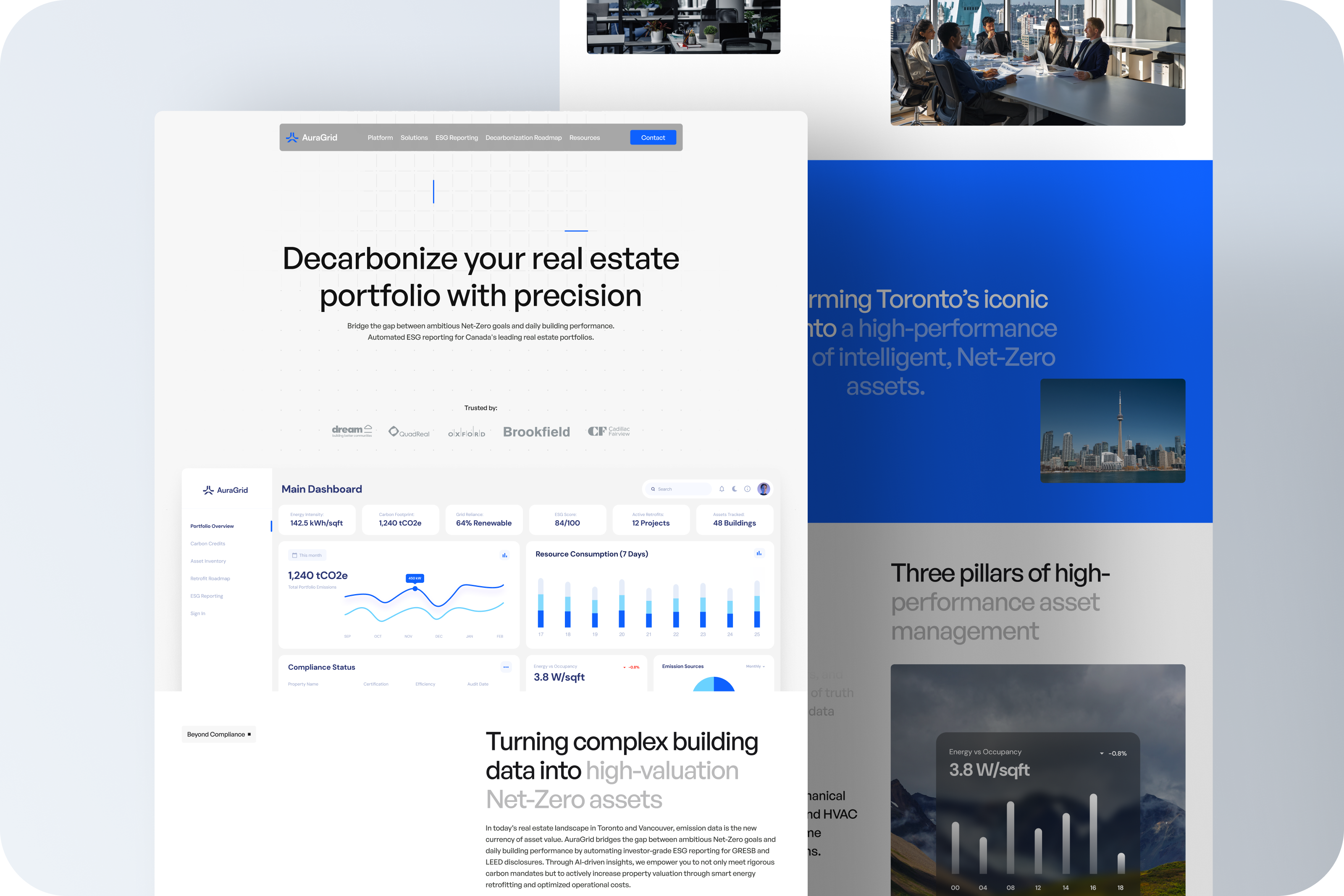 The Definitive Digital Experience for Net-Zero Real Estate branddesign branding designsystem digitaldesign identitydesign interactiondesign landingpage layout logo minimalistui modernui typography ui uidesign userexperience userinterface ux uxdesign visualidentity webdesign
