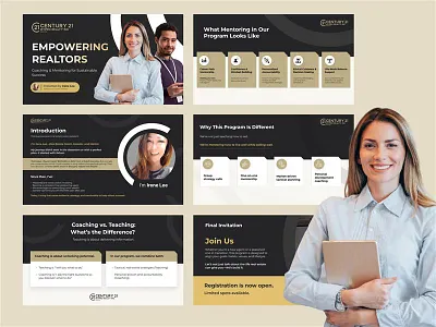 21 CENTURY Presentation Design business presentation graphic design infographics minimalist design pitch deck powerpoint presentation presentation design sales deck