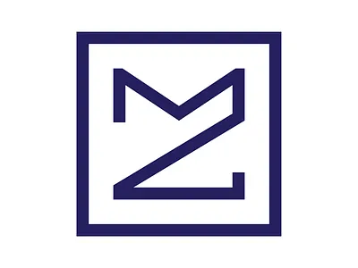 Letter MZ Square Logo Corporate Branding for sale banking buy consulting corporate for sale letter mz logo monogram premade professional purchase ready made square trusted