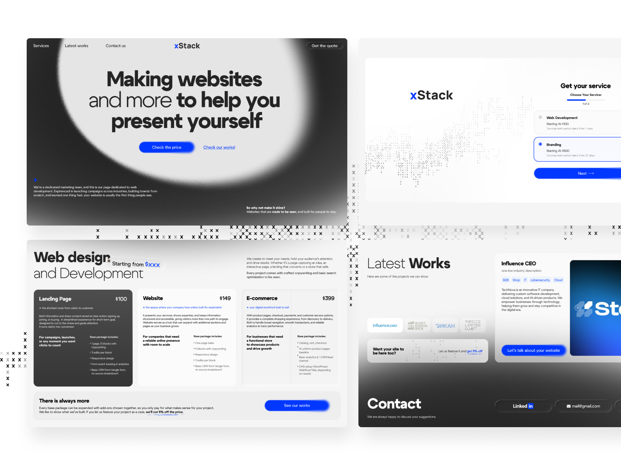 Example of Website UI Design