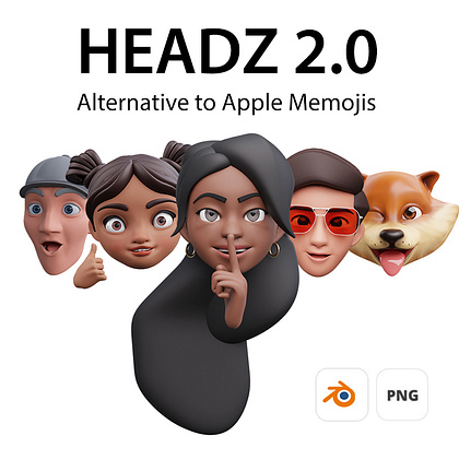 HEADZ - 3D alternative to Apple memoji