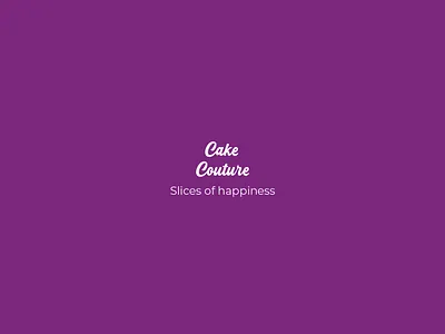 Cake Couture Slices of happiness