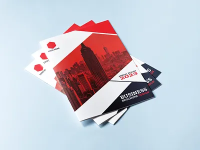 Professional Modern Corporate Brochure Template banner design branding business design graphic design illustration logo marketing poster ui