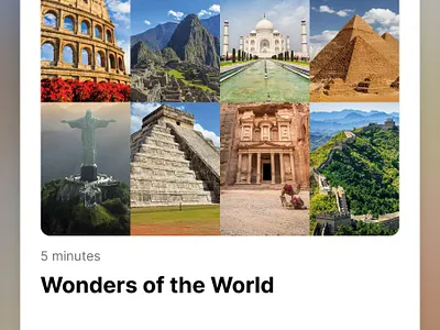 Wonders of the World