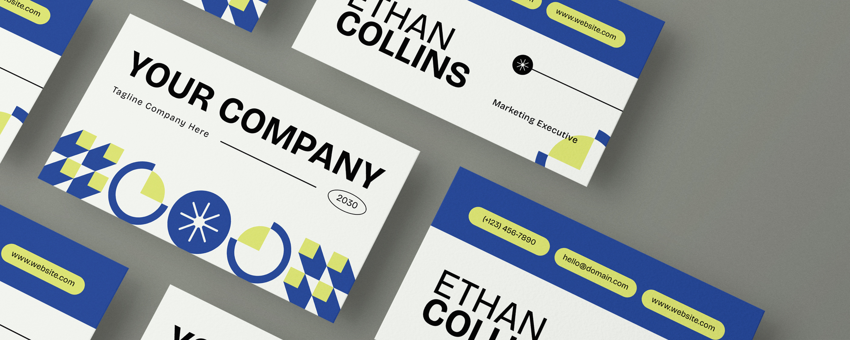 Digital Business Card branding business business card company design marketing profile solasome template