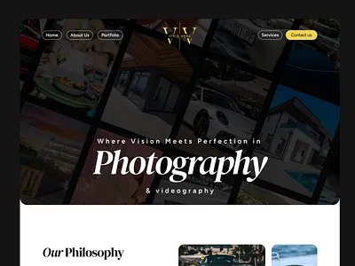 Photography & Videography Portfolio Website UI creative portfolio creative website gallery website landing page minimal design modern web design modern website photographer portfolio photography website portfolio design portfolio website product design showcase website ui ux design videography website visual storytelling web design webdesign