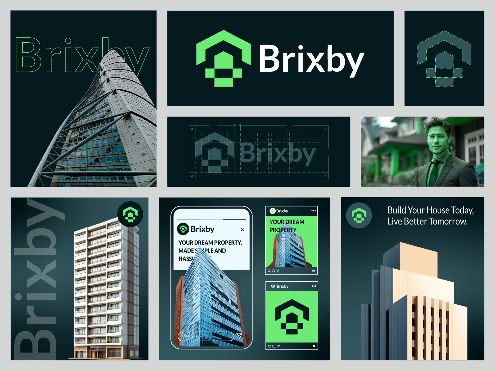Brixby – Real Estate Logo Design