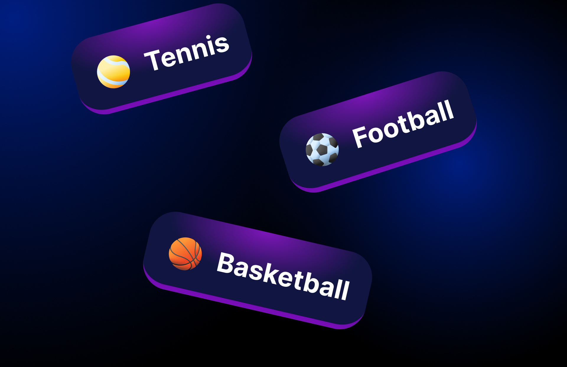 🏅 Sports Cards: Tennis, Basketball, Football (Version 2)