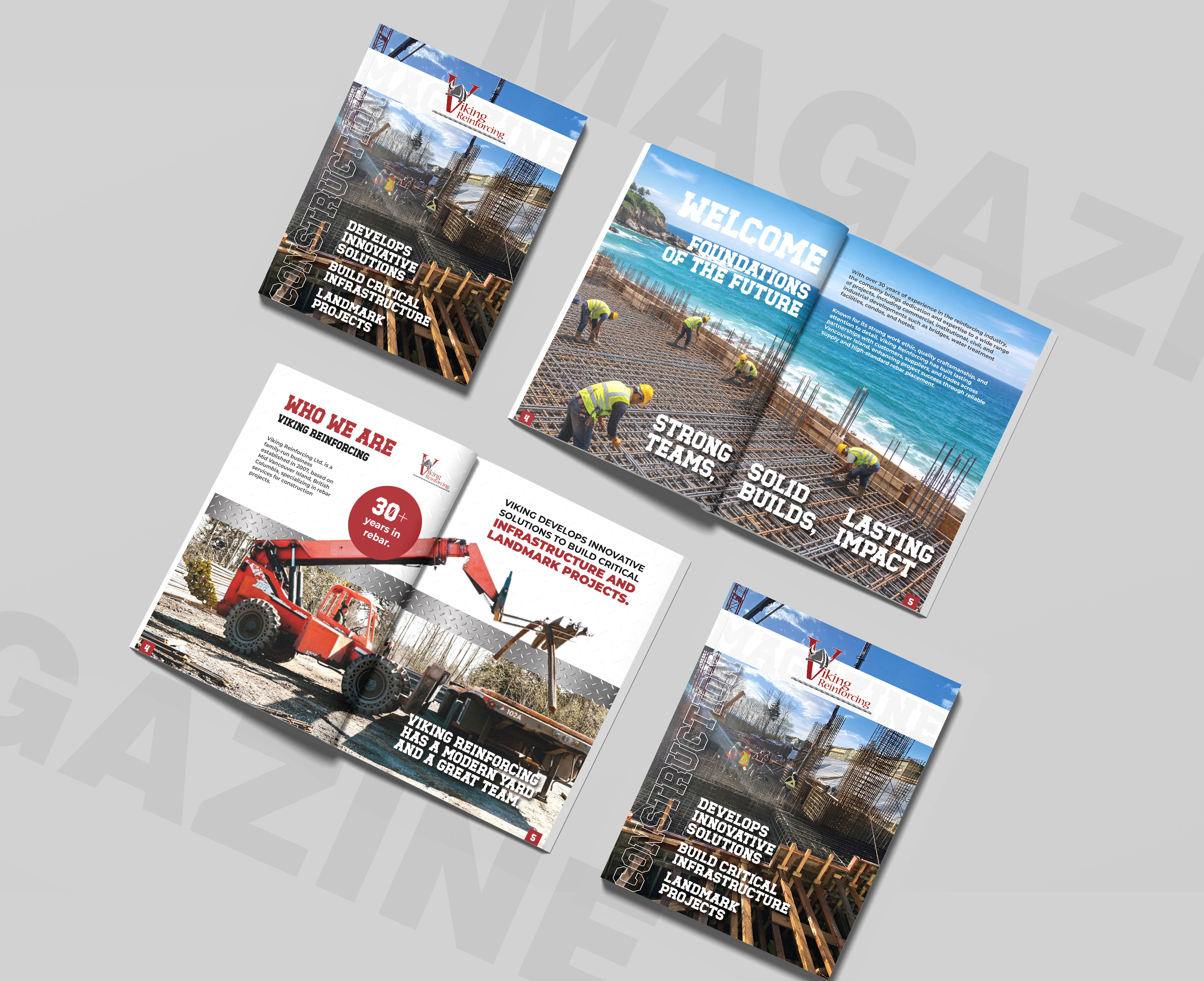 Magazine Design booklet construction design graphic design graphicdesign magazine marketing reinforcement