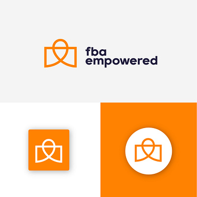 Empowered app branding bag branding design empowered fba graphic design illustration logo logo design ui ux vector