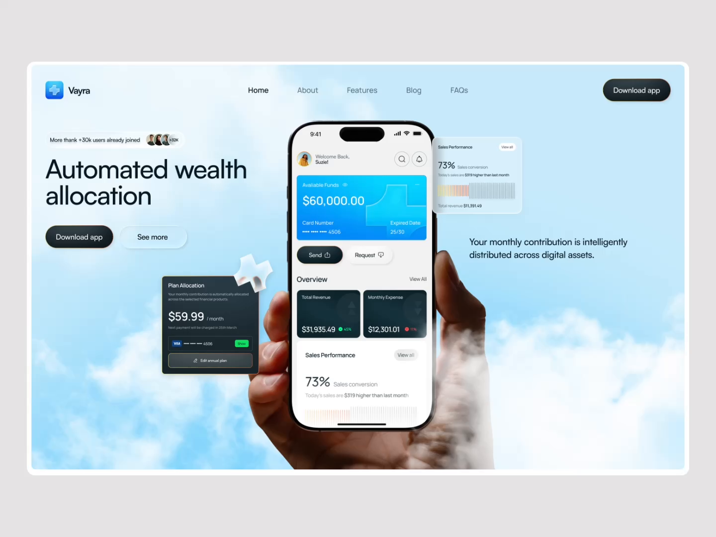 Example of Website UI Concepts