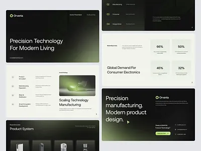 Orvanta Industries - Smart Tech Manufacturing Pitch Deck animate b2b b2b electronics b2b manufacturing branding business deck company deck deck design dipa inhouse electronics manufacturing pitch deck powerpoint presentation saas sales deck startup visual design