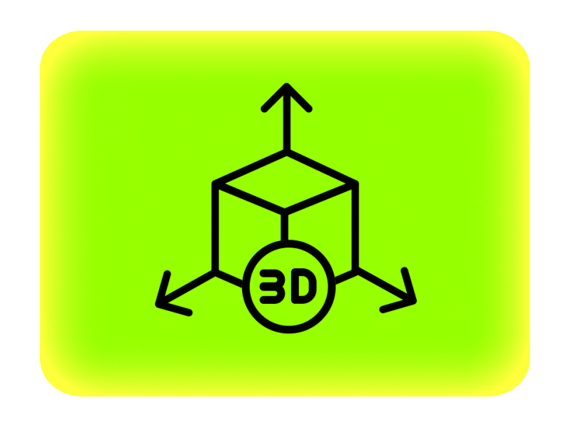 2d Animation Icon for 3D Print Service Website, Lottie animation app design icon logo lottie svg ui uiux web design website