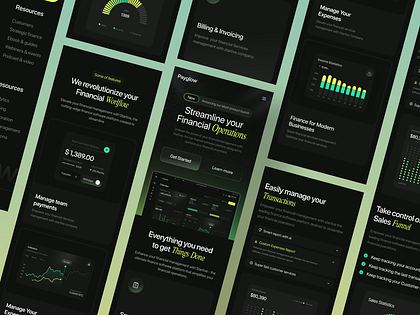 SaaS Website Responsive Design