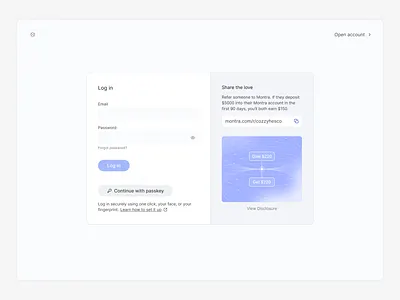 Montra - Sign-In, Sign-Up Form auth branding button createaccount dashboard design illustration lightmode login logo saas signin signup ui ux webapp website