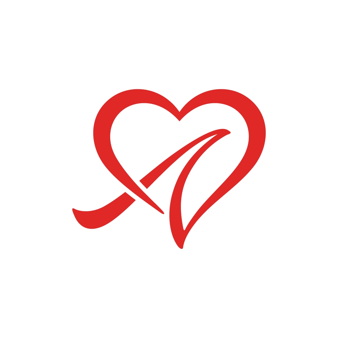 Script Letter A Heart Logo Medical Branding for sale