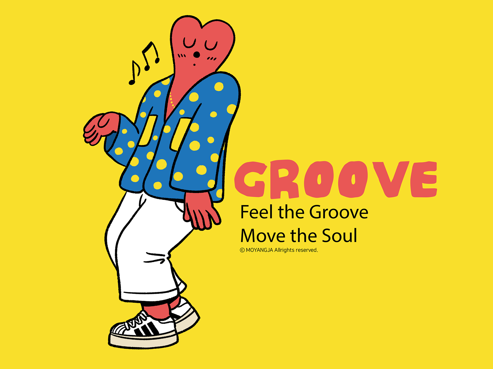 Feel the Groove : Character Illustration