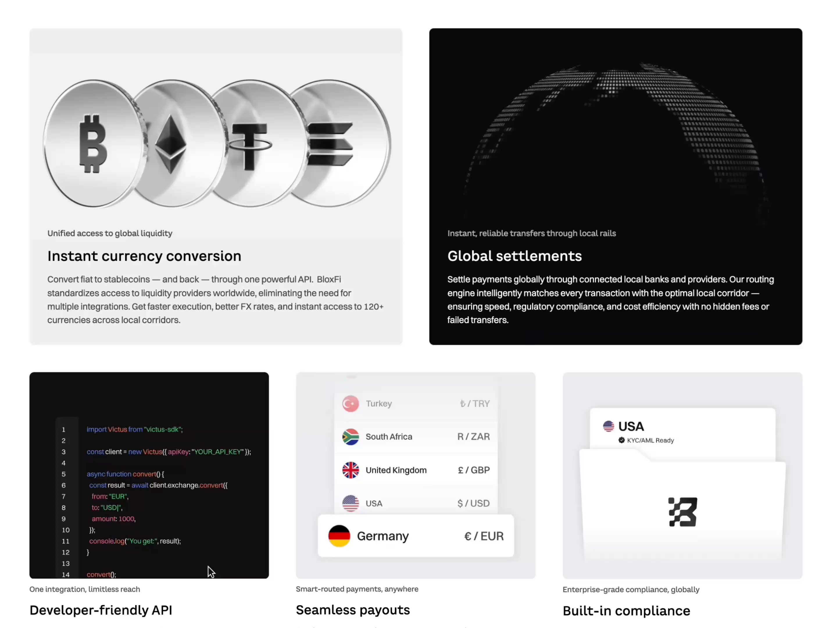 BloxFi – Website Redesign for Fintech Crypto Company