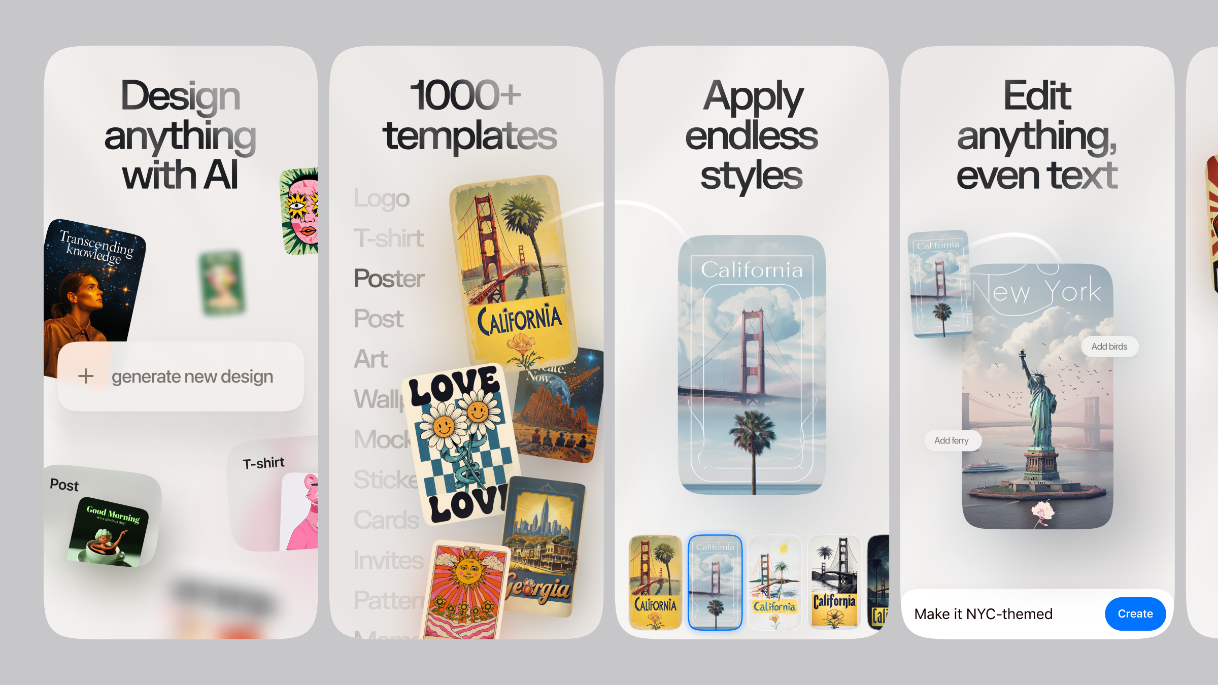 App Store Screenshots | Playground: AI Design & Editor app design app marketing app screenshots app store app store creative app store design app store listing app store optimization app store preview app store screenshots app store visuals aso conversion optimization google play mobile app design mobile app marketing mobile ui product design screenshot design ui design