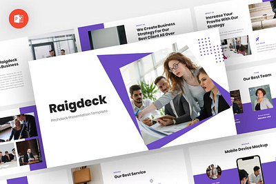 Raigdeck - Pitch Deck Powerpoint Template annual business clean corporate download google slides keynote pitch pitch deck powerpoint powerpoint template pptx presentation presentation template project report slidemaster slides template web