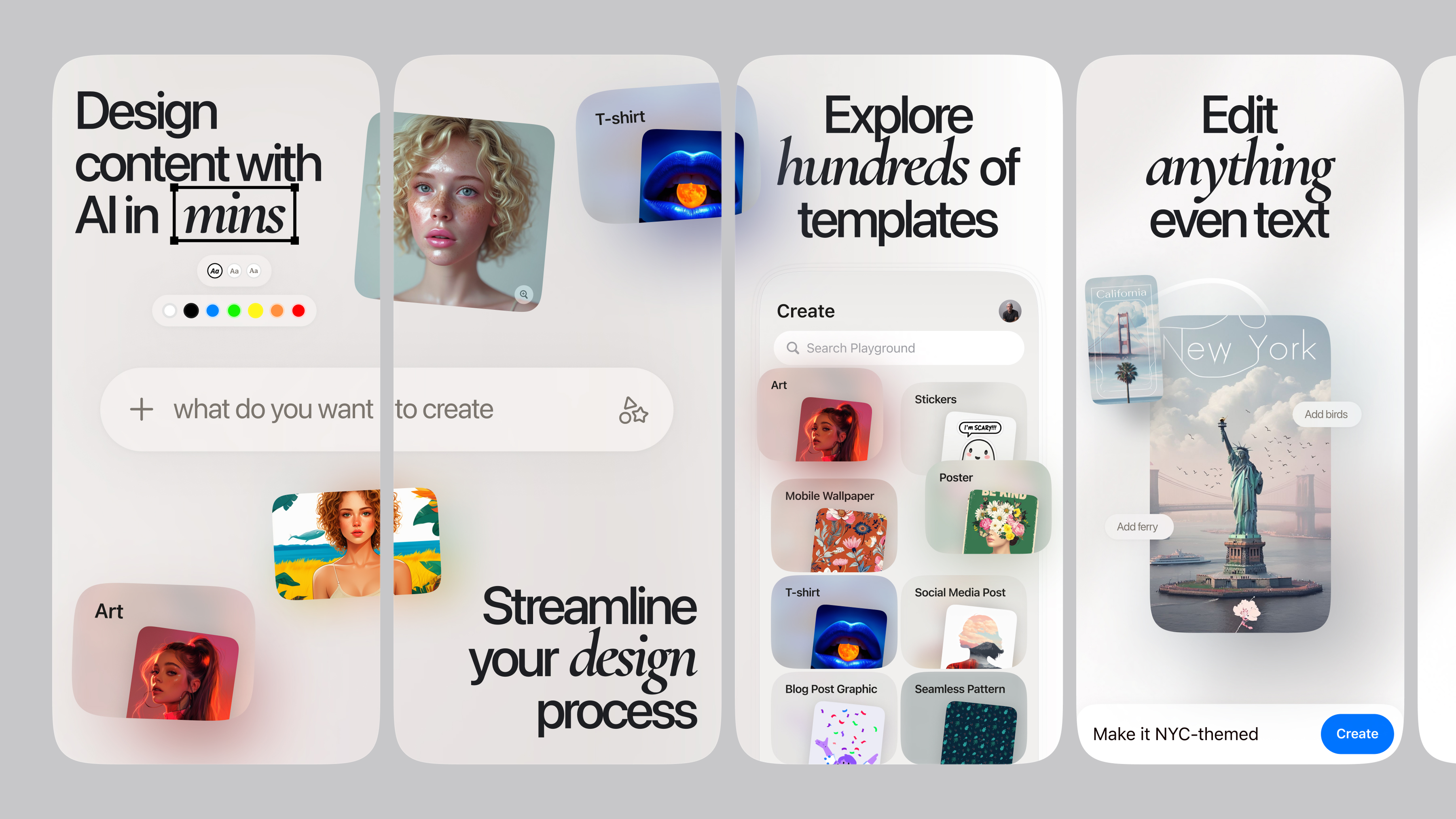 App Store Screenshots | Playground: AI Design & Editor app design app marketing app screenshots app store app store creative app store design app store listing app store optimization app store preview app store screenshots app store visuals aso conversion optimization google play mobile app design mobile app marketing mobile ui product design screenshot design ui design