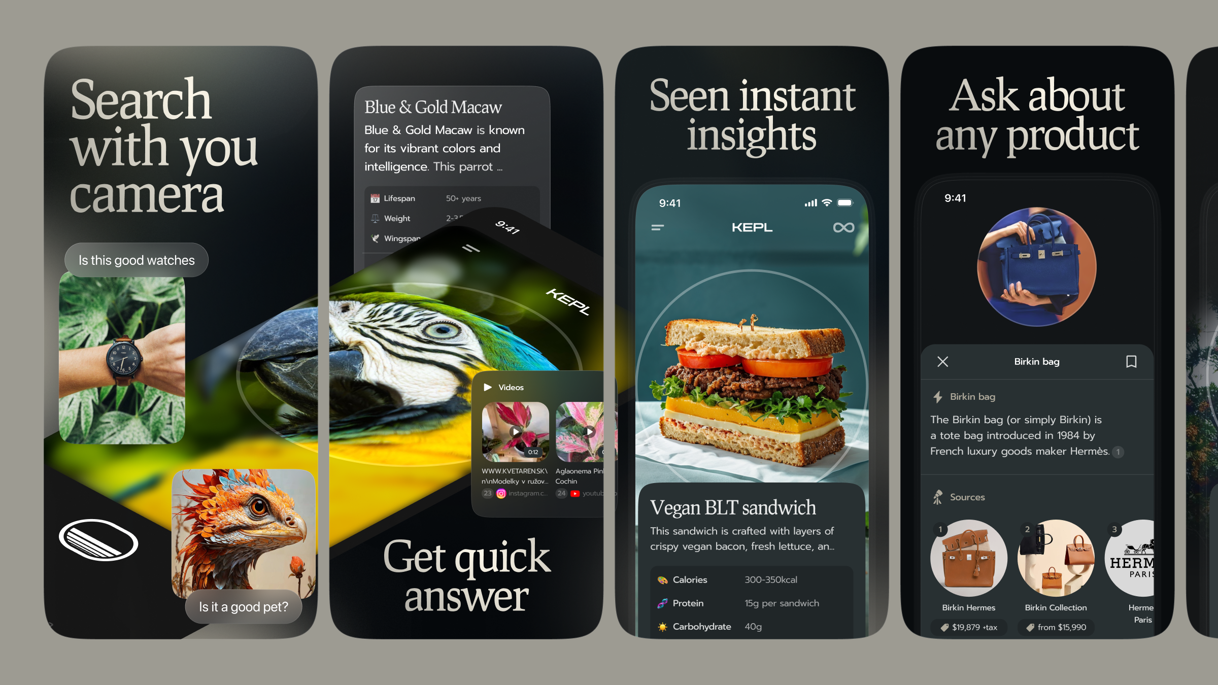 App Store Screenshots | KEPL - AI Visual Search app design app marketing app screenshots app store app store creative app store design app store listing app store optimization app store preview app store screenshots app store visuals aso conversion optimization google play mobile app design mobile app marketing mobile ui product design screenshot design ui design