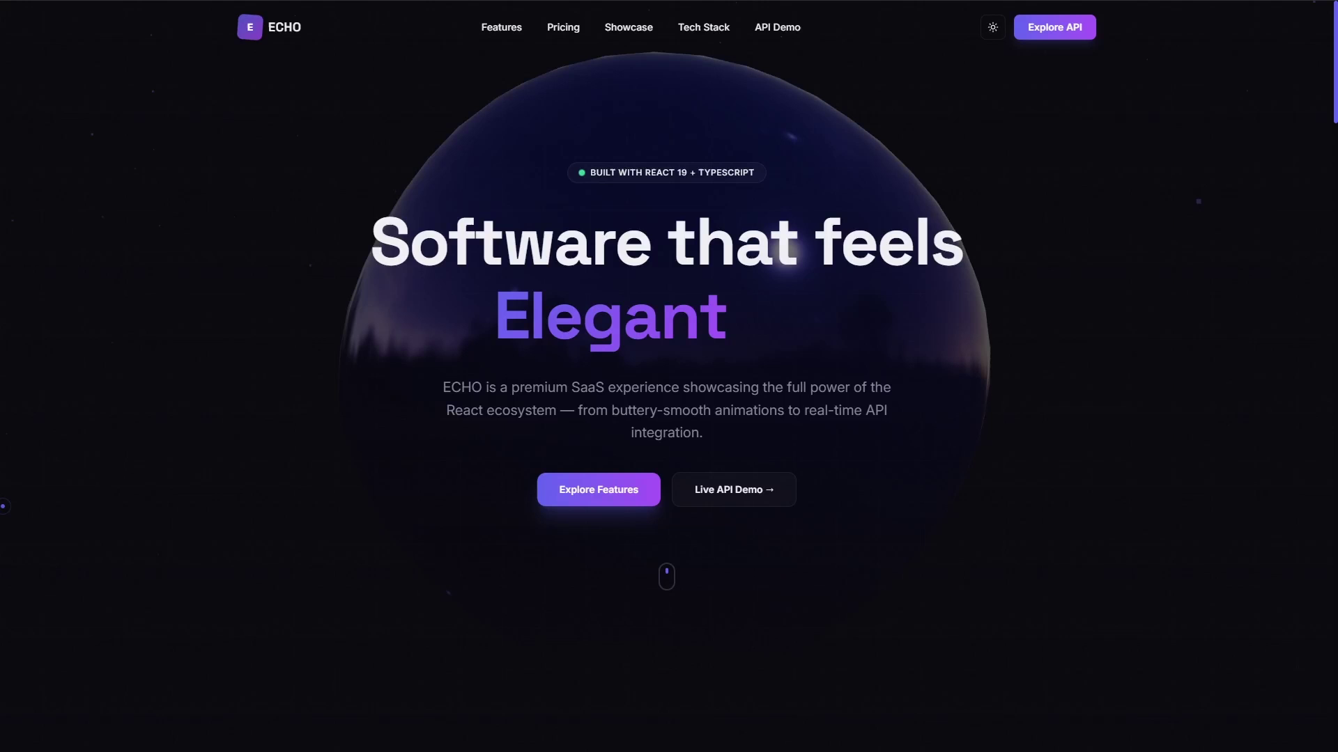 Echo - Software Marketplace Concept