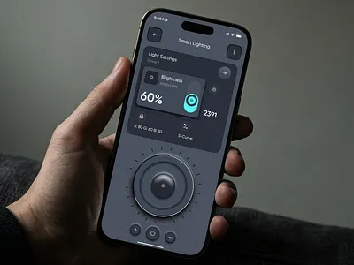Smart Lighting App UI Design | Neumorphism IoT Dashboard UX app design home automation iot app lighting control neumorphism smart device smart home smart lighting ui web