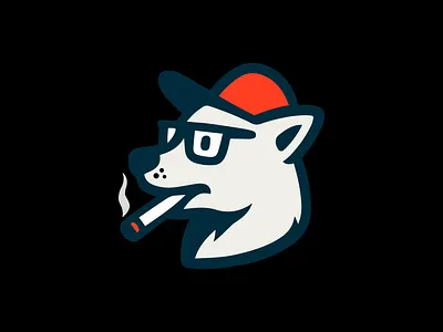 Urban Dog with Ciggret Logo Mascot Logo apparelbrand boldlogo brandidentity characterlogo clothingbrand creativebranding doglogo dribbblelogo edgydesign fashionlogo hiphopstyle logodesign mascotlogo minimallogo modernlogo skaterbrand startupbranding streetwearlogo urbanbranding vectorlogo
