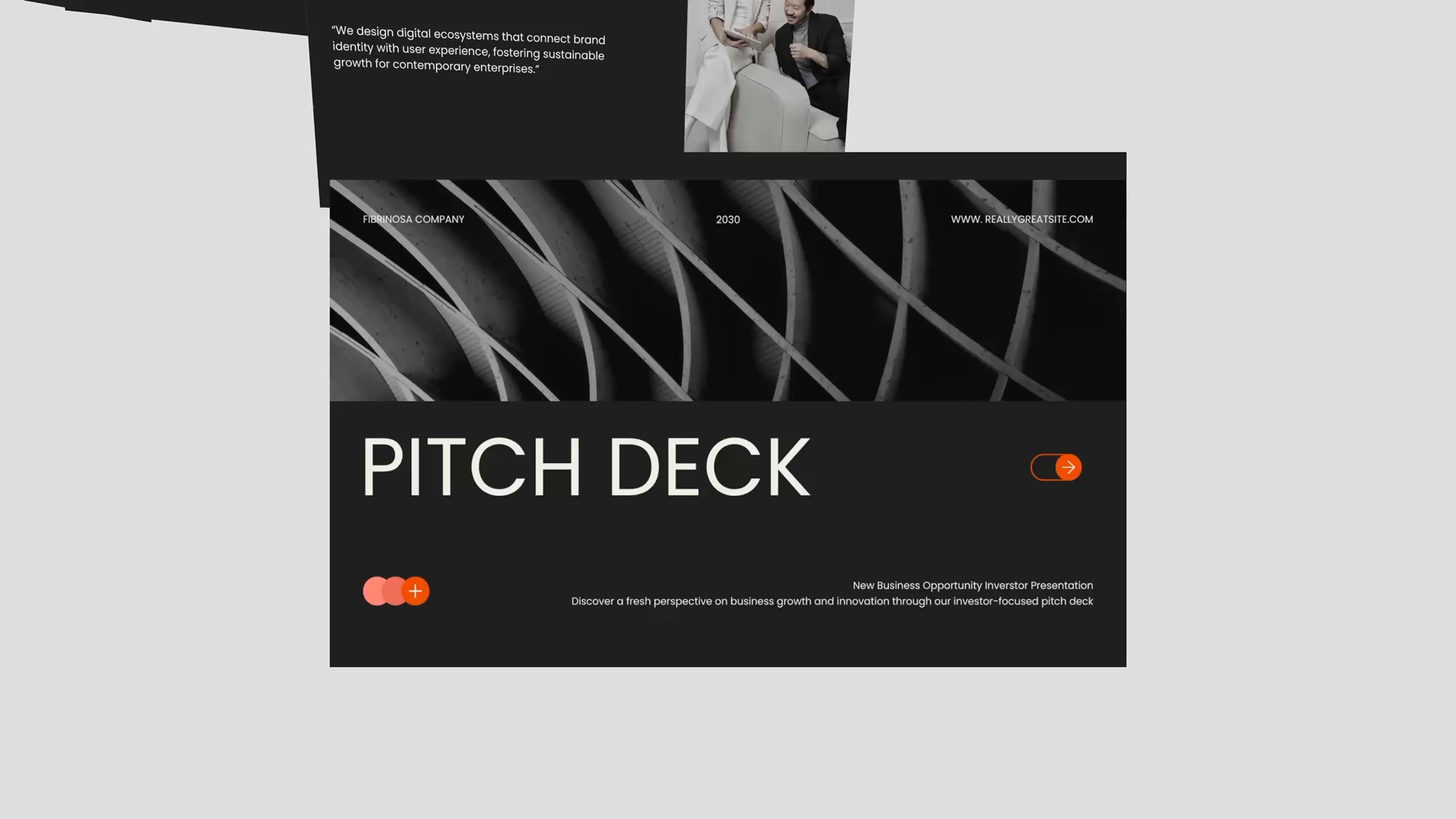 Example of Pitch Deck & Presentation 1 Day Delivery