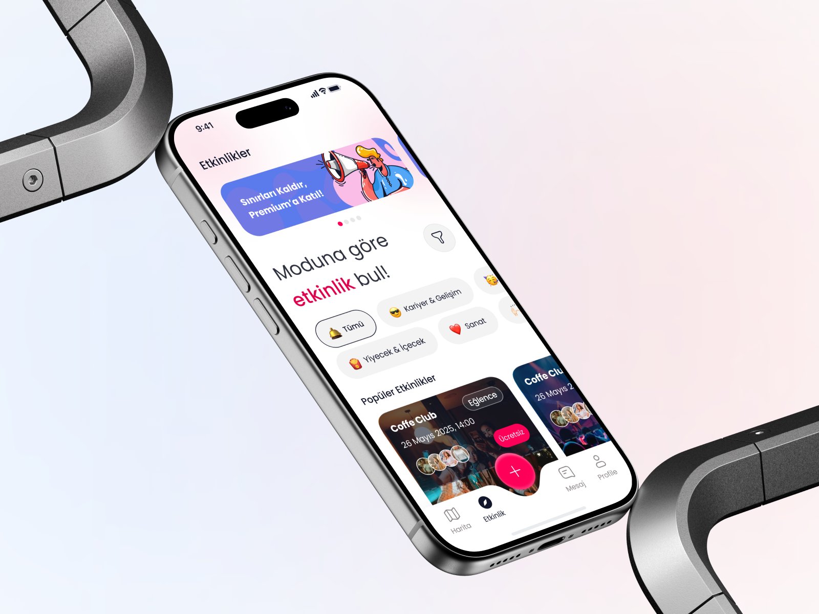 Burdayım App — Event Discovery & Social Experience