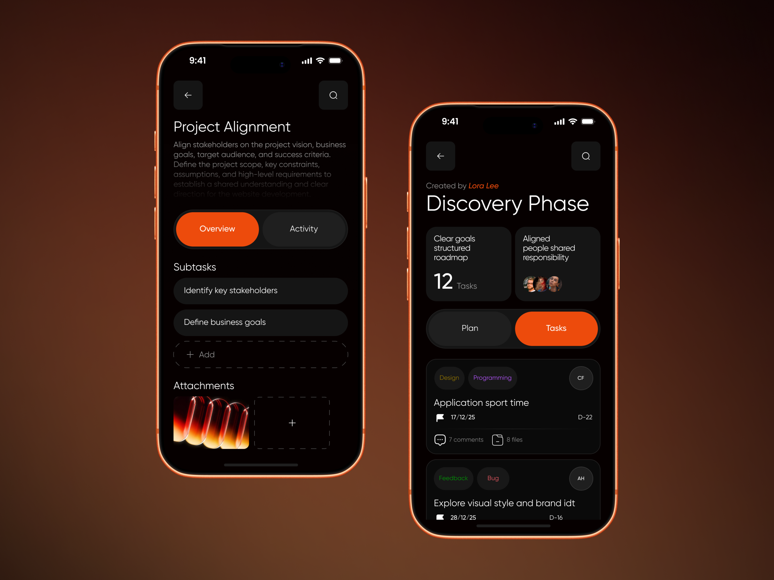 Mobile App for task tracker