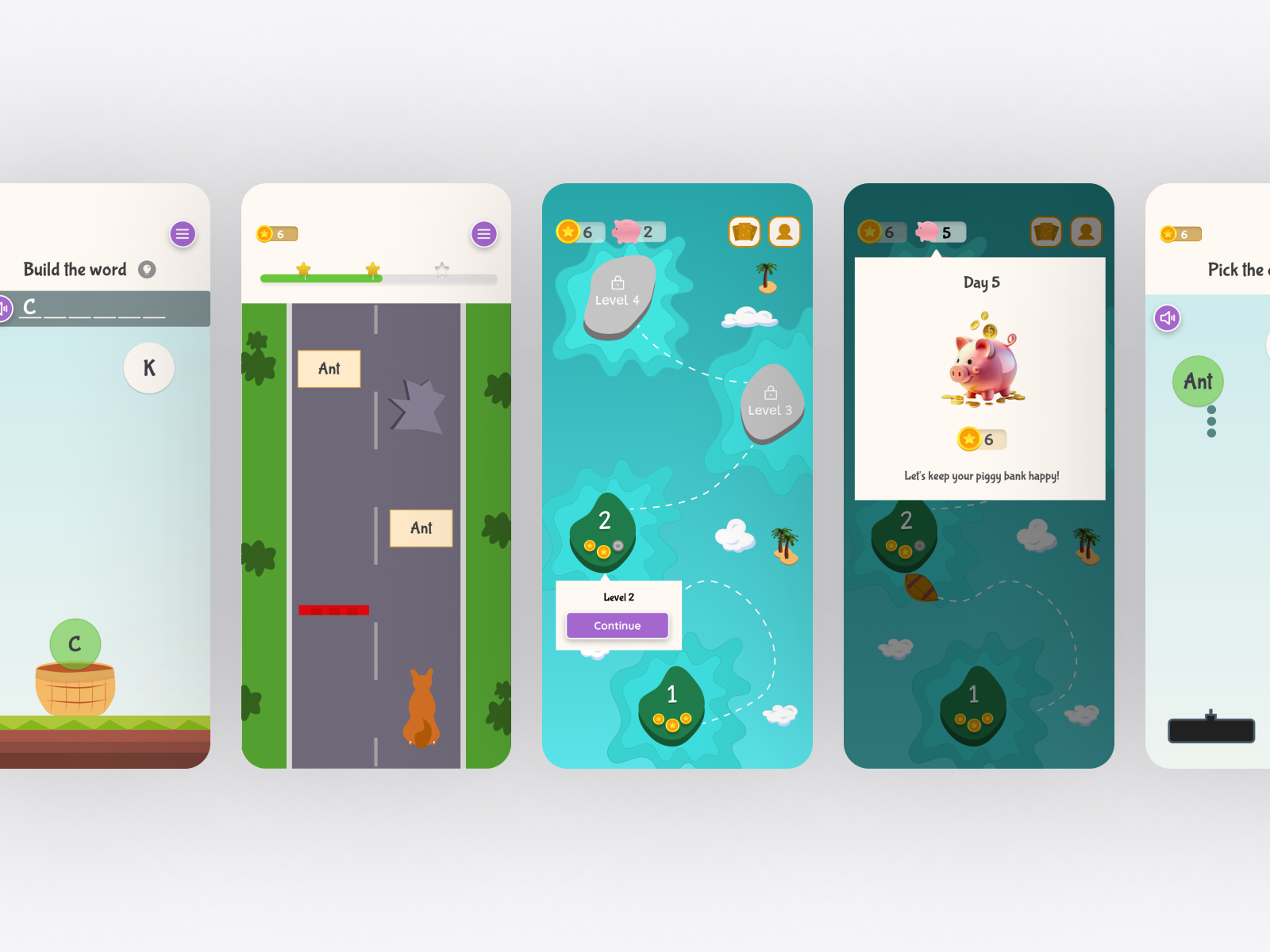Example of Learning game for children