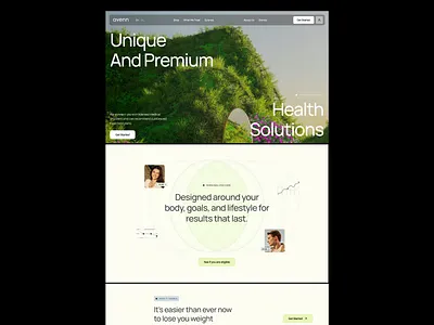 Avenn - Healthcare Website Template avenn avenn healthcare website avenn landing page avenn telehealth avenn website theme dstudio glp 1 treatment landing page nad semaglutide telecommunication telehealth website web design web design agency website designer weight loss