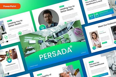 PERSADA - Medical & Hospital Powerpoint annual business clean corporate download google slides hospital medical medical powerpoint pitch pitch deck pptx presentation presentation template project report slidemaster slides template web