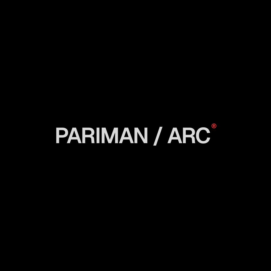 Pariman Arc branding concept design graphic design logo minimalarchitecture modernarchitecture motion graphics parimanarc spatialdesign ui
