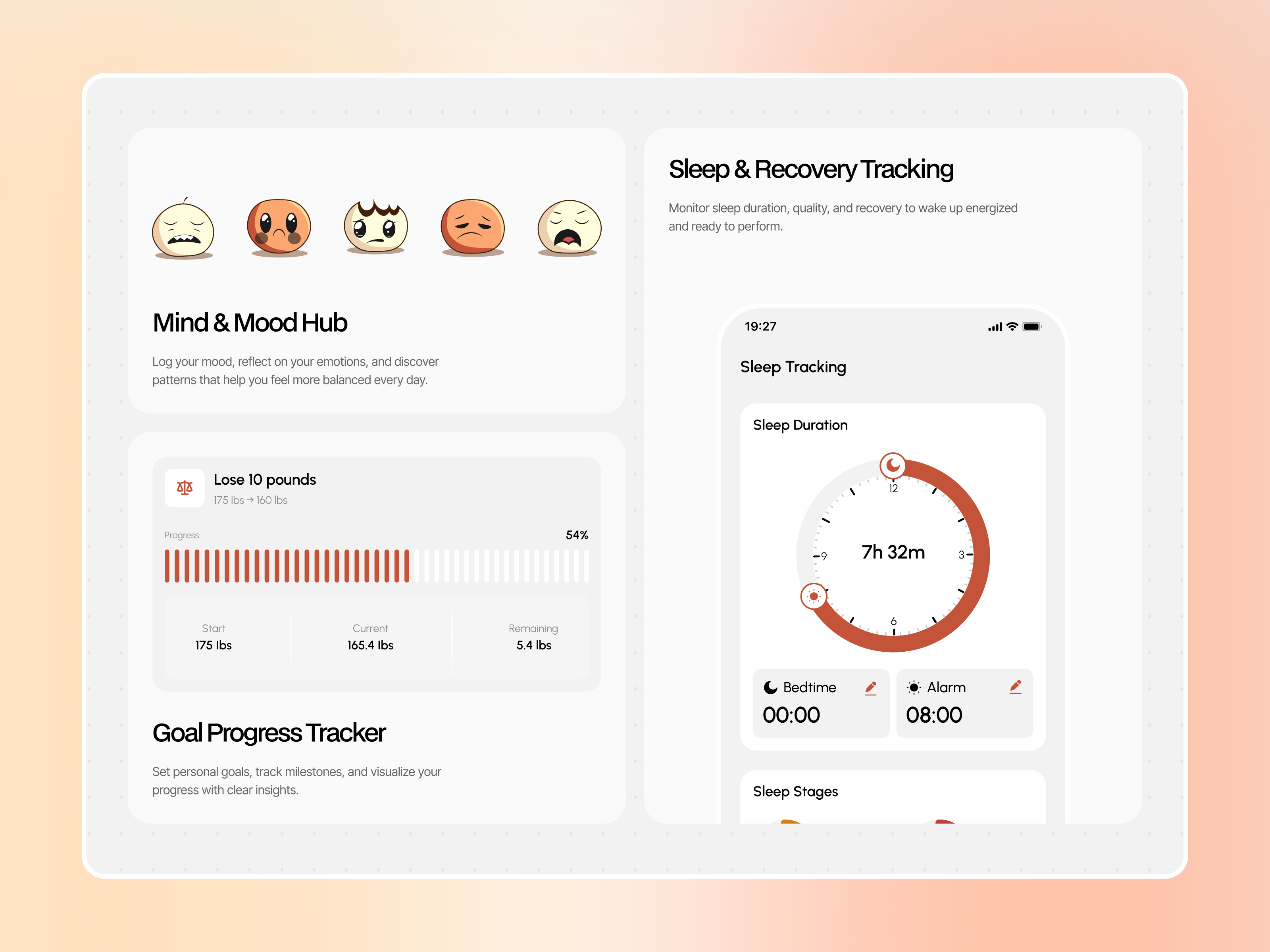 Example of Mobile App Landing Page UI UX Design